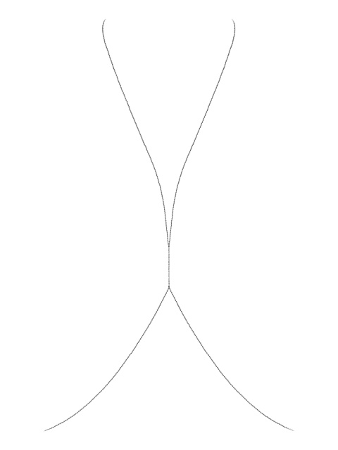 White Gold & Diamonds Body Chain, 1