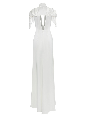 White maxi dress, 2