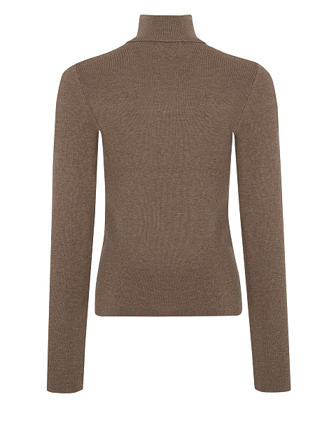 Brown Cashmere & Silk Turtleneck, 2