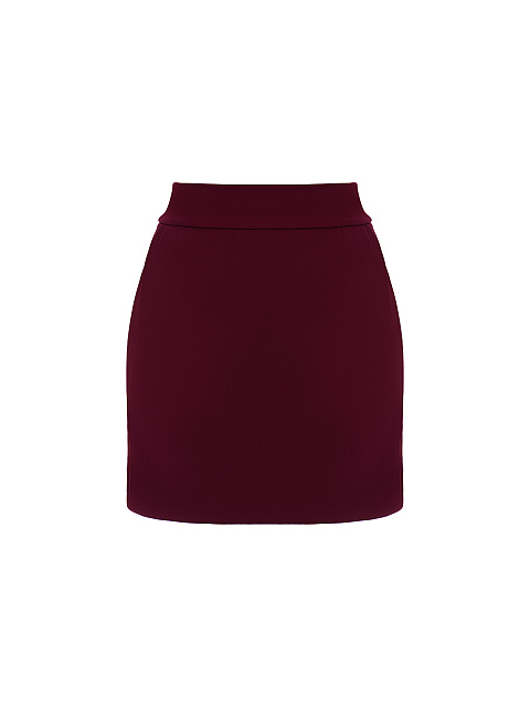 Bordeaux Tracksuit Of Sweatshirt And Mini Skirt, 5 Bordeaux Tracksuit Of Sweatshirt And Mini Skirt, 5