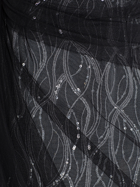 Maxi dress with sequins and feathers, 5 Maxi dress with sequins and feathers, 5