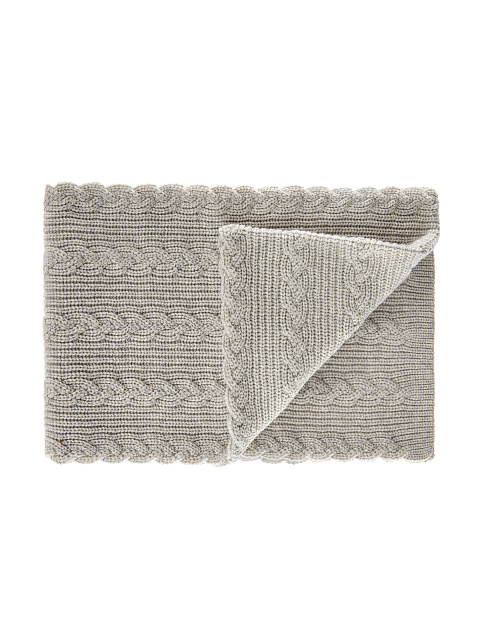 Grey Cashmere Scarf & Hat, 3