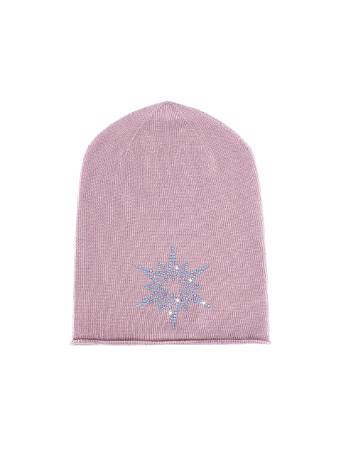 Pink Cashmere Rhinestone Hat, 1
