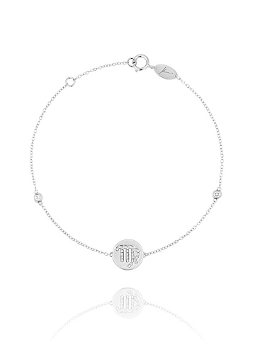 White Gold & Diamonds "Virgo" Bracelet, 1