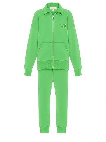 Lime Green Jersey Suit, 1