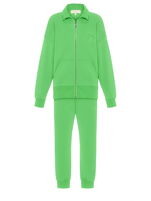 Lime Green Jersey Suit, 1