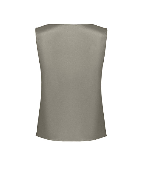Gray silk top, 2 Gray silk top, 2