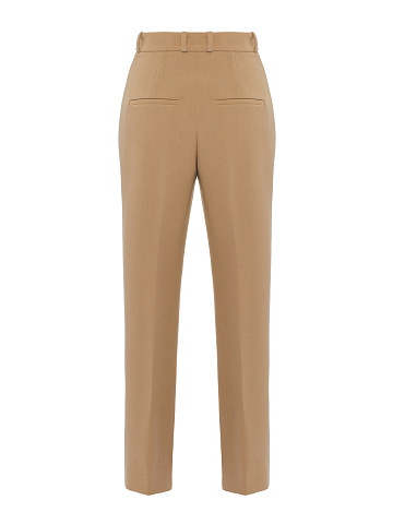 Beige Cropped Trousers, 2
