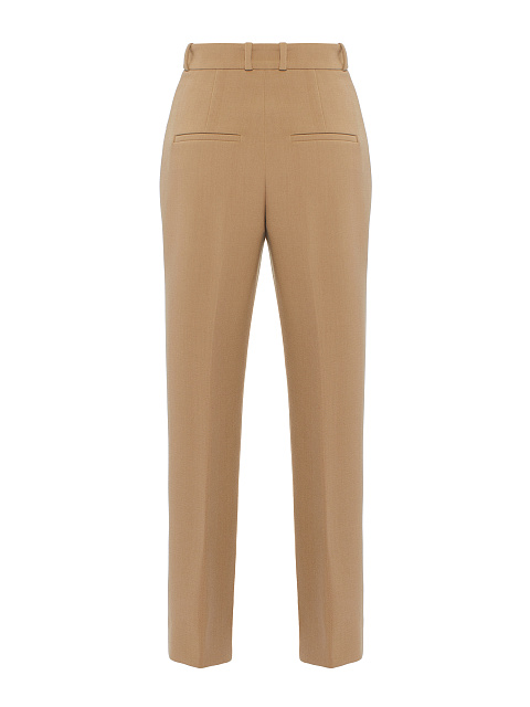 Beige Cropped Trousers, 2
