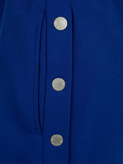 Blue "Yana" Embroidered Jersey Suit, 6 Blue "Yana" Embroidered Jersey Suit, 6