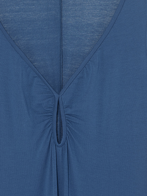 Indigo Rayon Jersey Midi Dress, 4