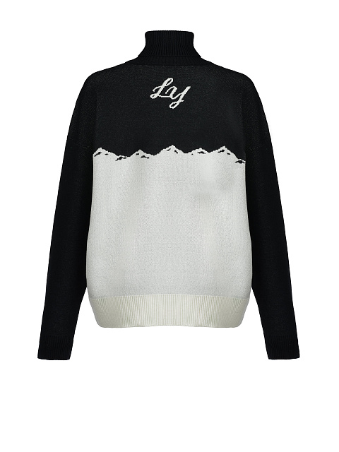 Black & White Santa's Favorite Sweater, 3