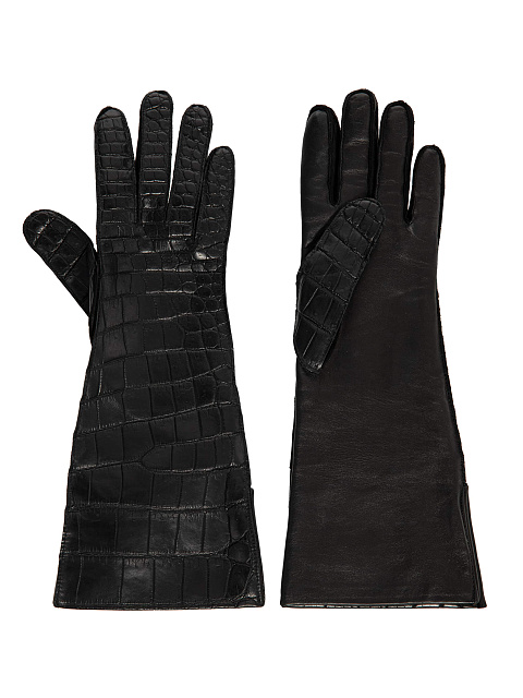 Crocodile leather gloves, 1