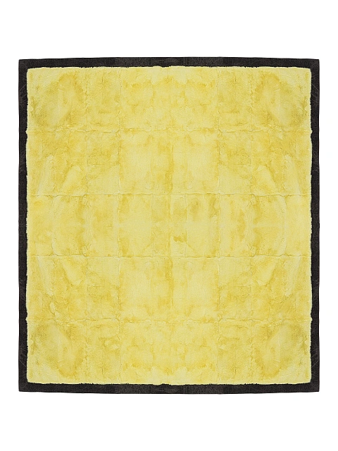 Yellow Rabbit Fur Wrap, 1