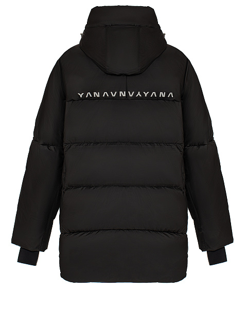 Black Unisex Hooded Puffer Jacket, 3 Black Unisex Hooded Puffer Jacket, 3