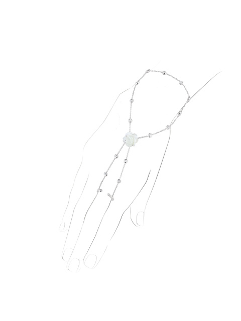 White Gold, Jade & Sapphires Slave Bracelet, 1