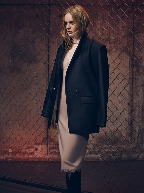 Pink Lace Trimmed Midi Dress, 4 Pink Lace Trimmed Midi Dress, 4