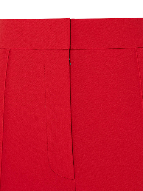 Red Two-piece Suit with Flared Trousers, 8