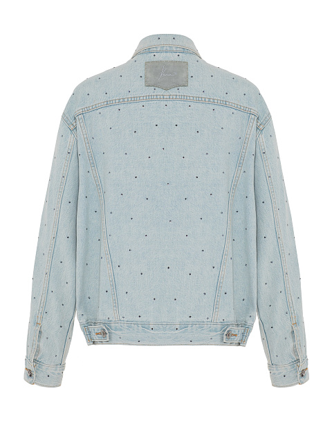 Light Blue Denim Jacket with Crystals, 2 Light Blue Denim Jacket with Crystals, 2