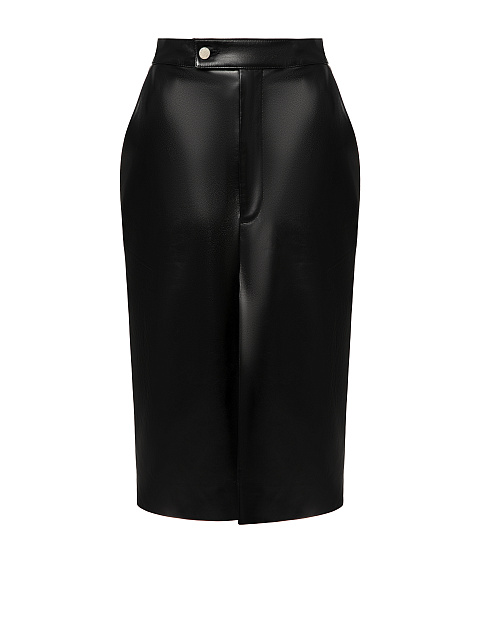 Black leather skirt, 1
