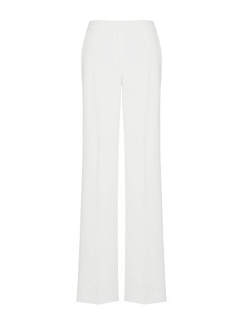 White Cut-out Cotton Pant Suit, 6