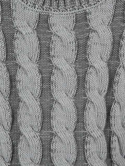 Graphite Distressed Cable Knit Super Cropped Sweater, 3 Graphite Distressed Cable Knit Super Cropped Sweater, 3