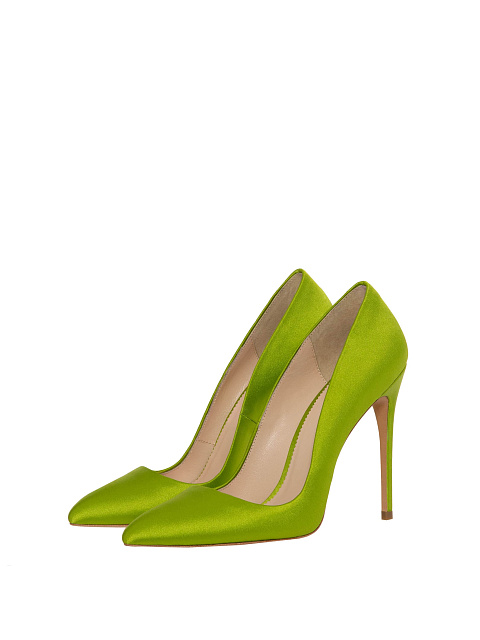 Light Green Silk Pumps, 1