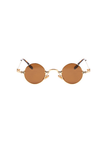 Brown Round Sunglasses, 2