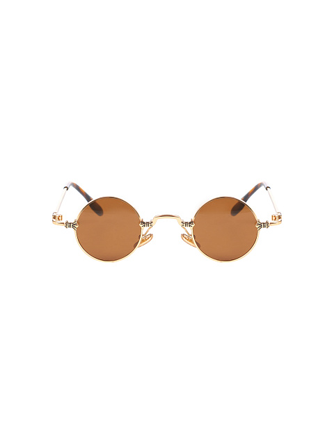 Brown Round Sunglasses, 2