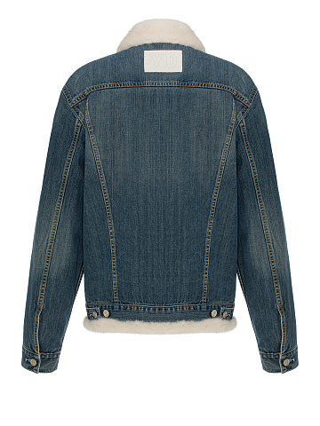 Blue Denim & Mink Fur Jacket, 2