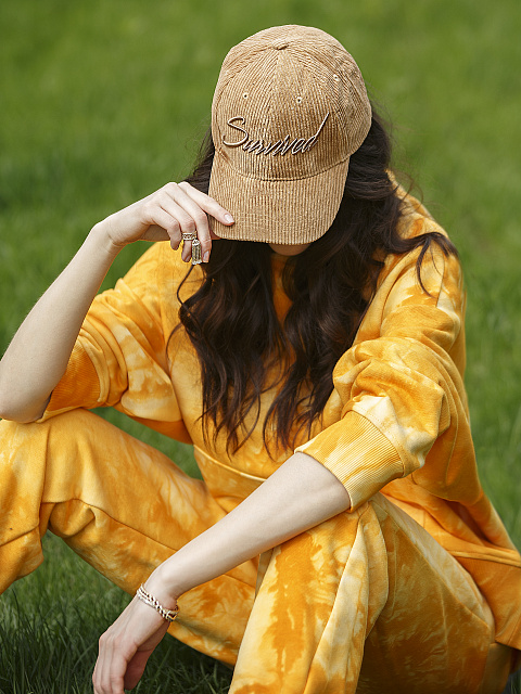 Orange Tie-Dye Jersey Suit, 6