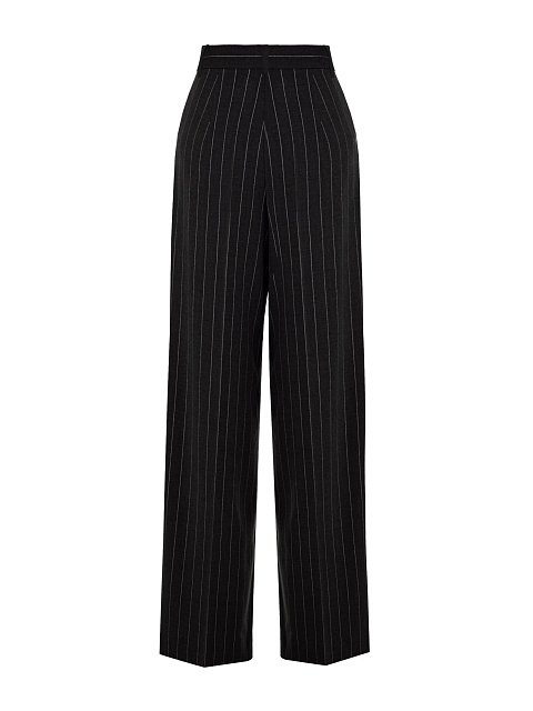 Black Striped Wide Pants, 2