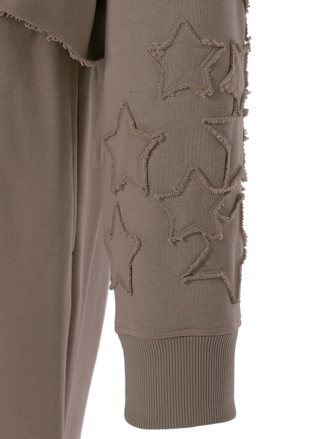 Brown cotton suit with stars, 6