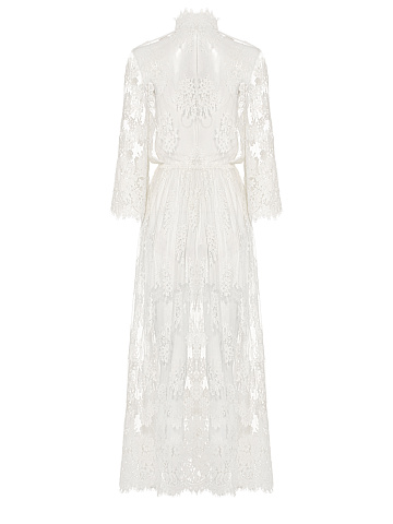 White Lace Midi Dress, 2