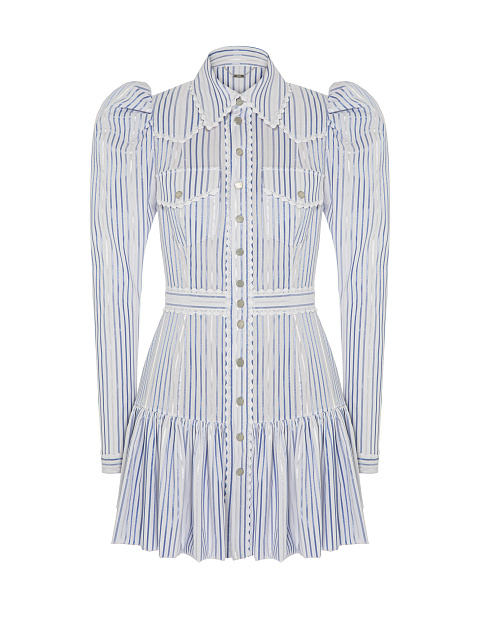 Striped mini dress, 1