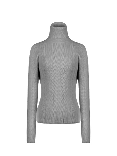 Grey Cashmere Turtleneck, 1 Grey Cashmere Turtleneck, 1