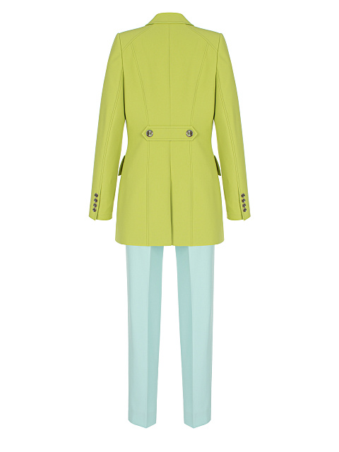 Lime Green & Light Blue Viscose Suit, 2