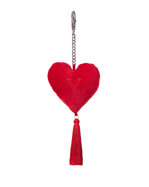 Red Velvet Heart-Shaped Keychain, 1