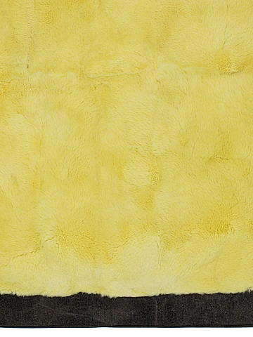 Yellow Rabbit Fur Wrap, 2