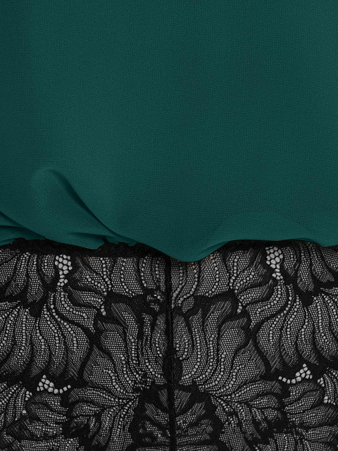 Green lace bodysuit blouse, 5 Green lace bodysuit blouse, 5