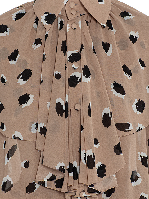 Chiffon dress with leopard print, 6 Chiffon dress with leopard print, 6