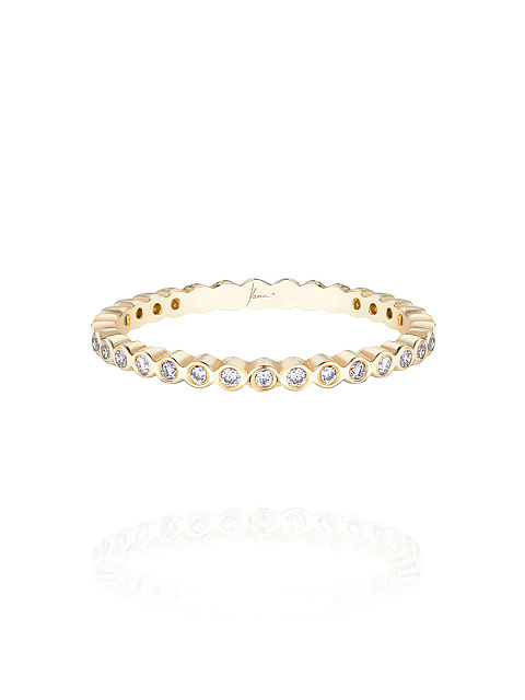 Yellow gold and diamond ring, 1