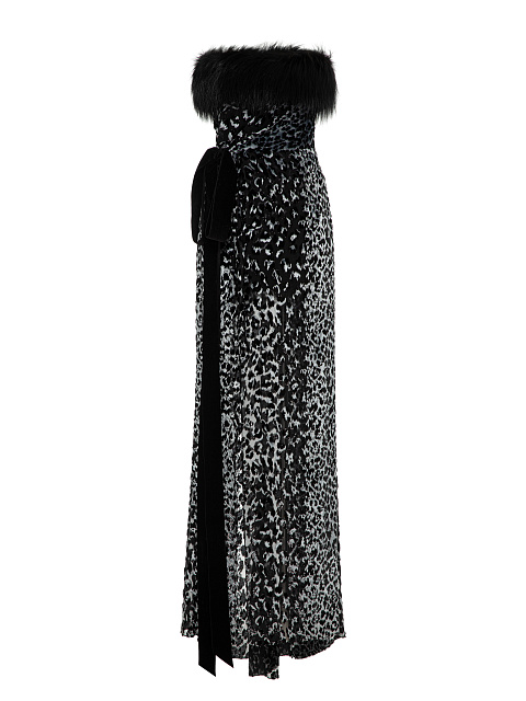 Devoré velvet dress, 1