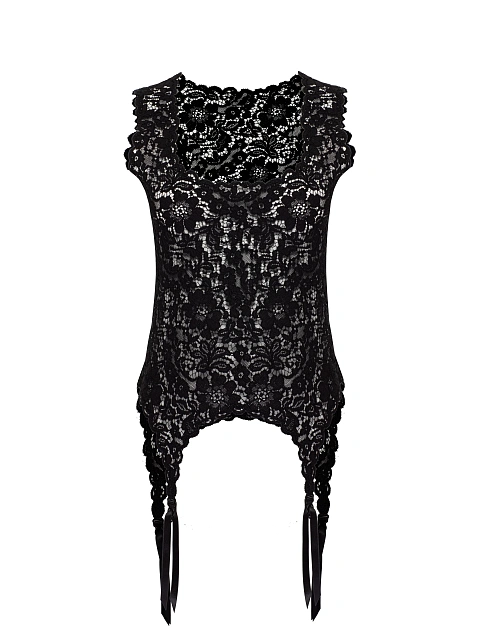 Black Lace Tank Top, 1