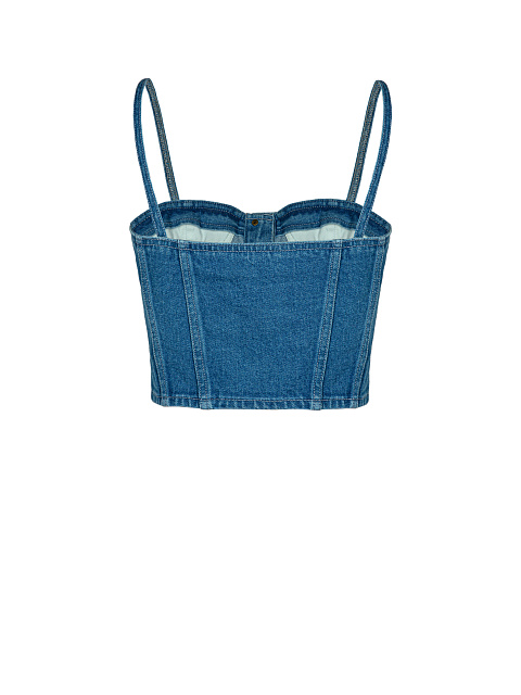 Blue Denim Top, 2