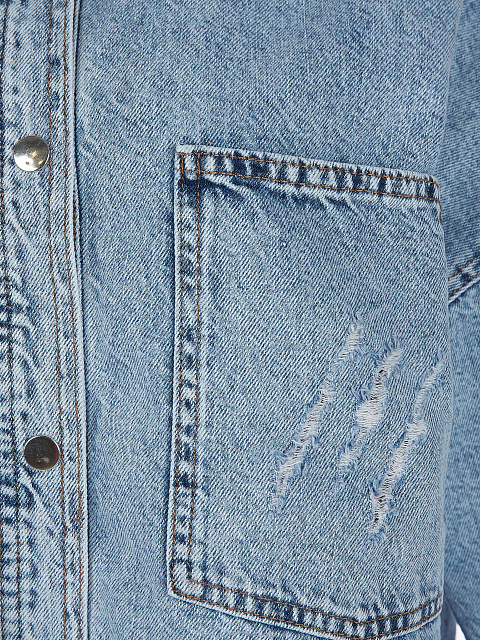 Light Blue Denim Shirt, 3