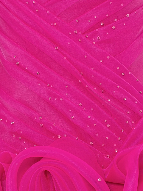 Fuchsia Silk Maxi Dress, 3