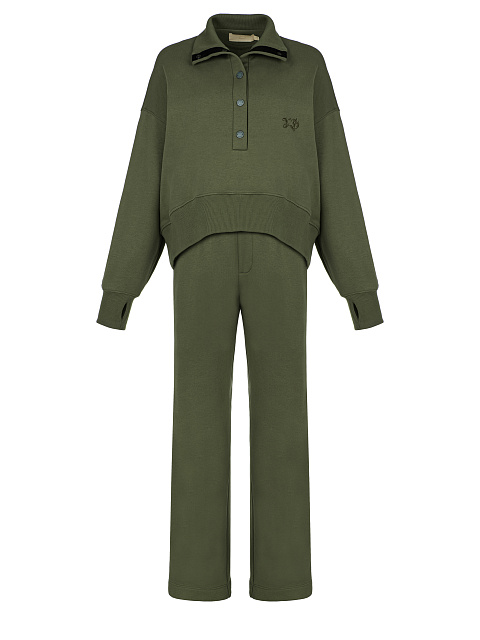 Dark Green Jersey Suit, 1