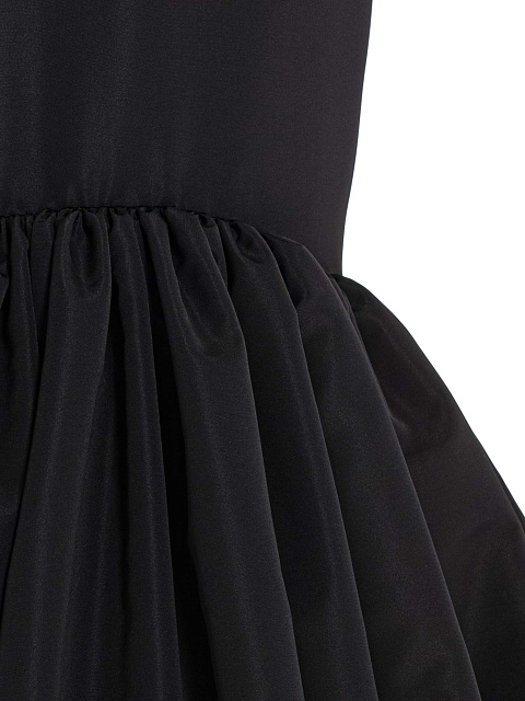 Black maxi taffeta skirt, 3