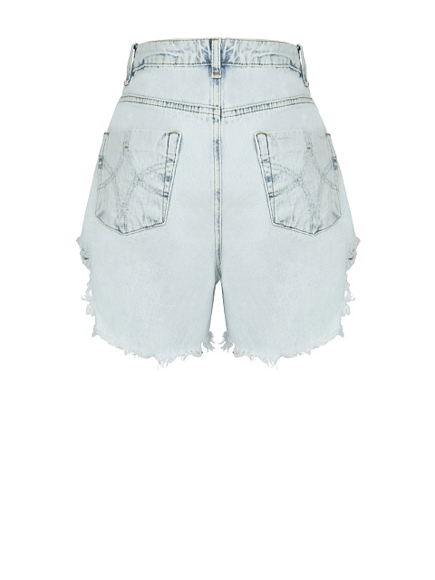 Light Blue Distressed Mini Shorts, 2 Light Blue Distressed Mini Shorts, 2
